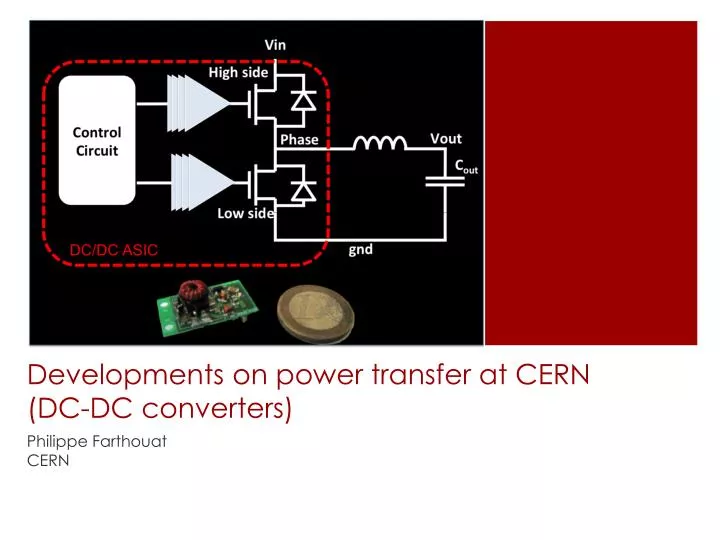 developments on power transfer at cern dc dc converters