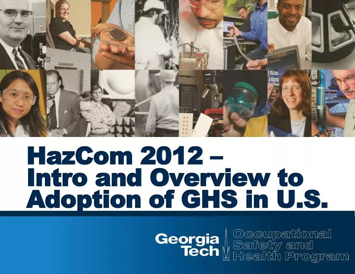 hazcom 2012 intro and overview to adoption of ghs in u s
