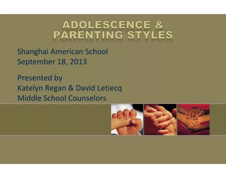 adolescence parenting styles