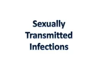 Sexually Transmitted Infections