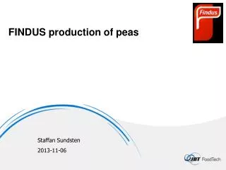 FINDUS production of peas
