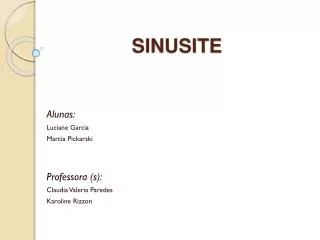 sinusite