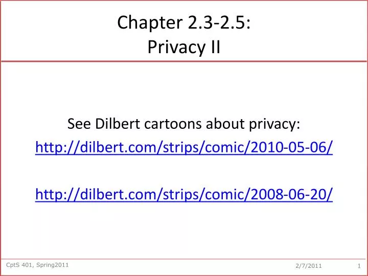chapter 2 3 2 5 privacy ii