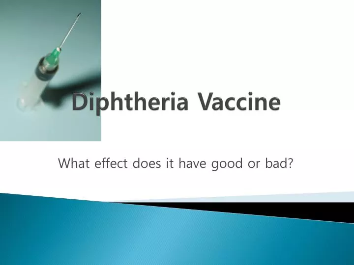 diphtheria vaccine