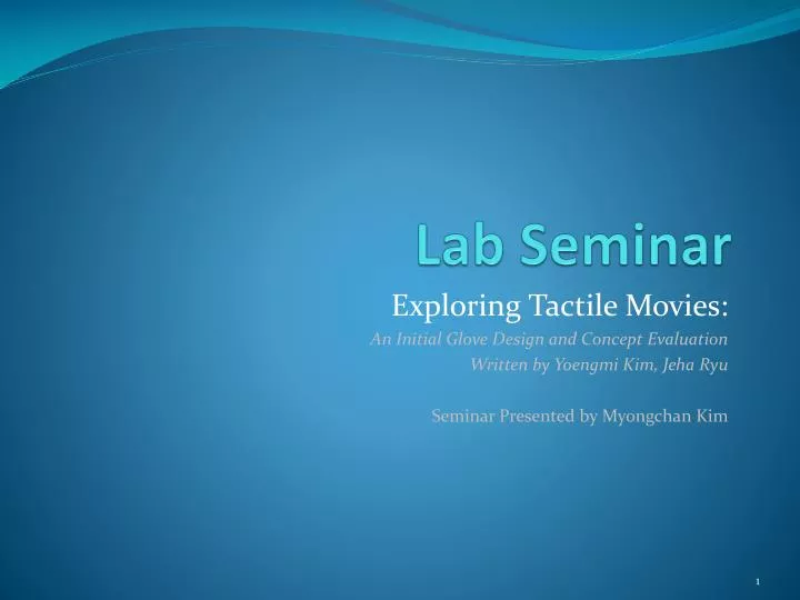 lab seminar