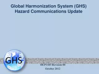 Global Harmonization System (GHS) Hazard Communications Update