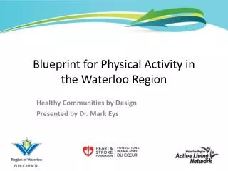 Blueprint for Physical Activity in the Waterloo Region