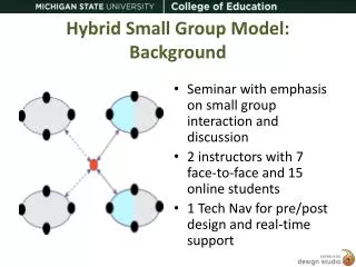 Hybrid Small Group Model: Background