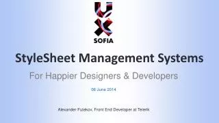 StyleSheet Management Systems