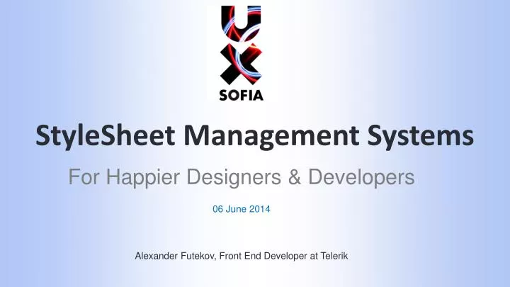 stylesheet management systems