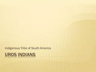 Uros Indians
