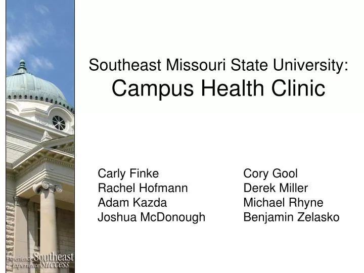 southeast missouri state university campus health clinic