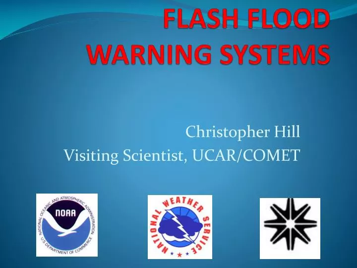 flash flood warning systems