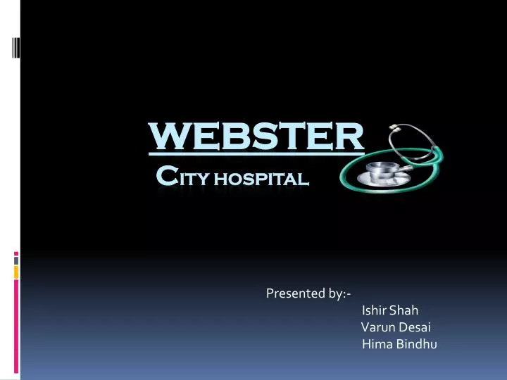 webster c ity hospital