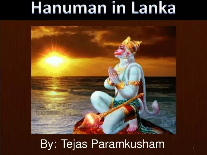 PPT - Hanuman in Lanka PowerPoint Presentation, free download - ID:2128093