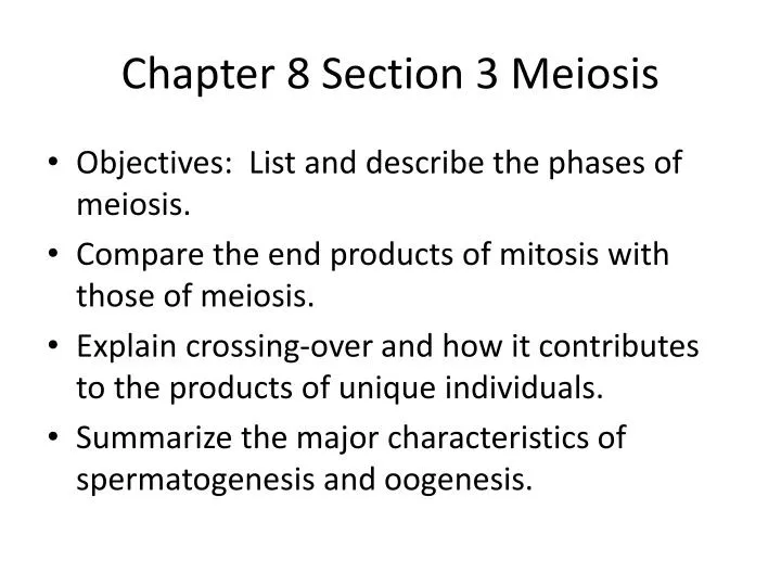 chapter 8 section 3 meiosis