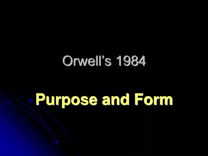 orwell s 1984