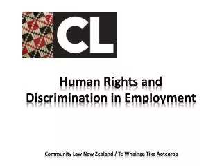 Human Rights and Discrimination in Employment