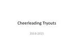 Cheerleading Tryouts - slide 1