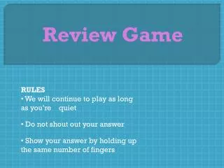 Review Game