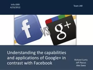 Understanding the capabilities and applications of Google+ in contrast with Facebook