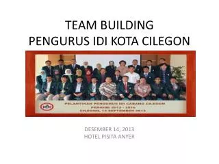 team building pengurus idi kota cilegon