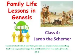 Family Life Lessons in Genesis