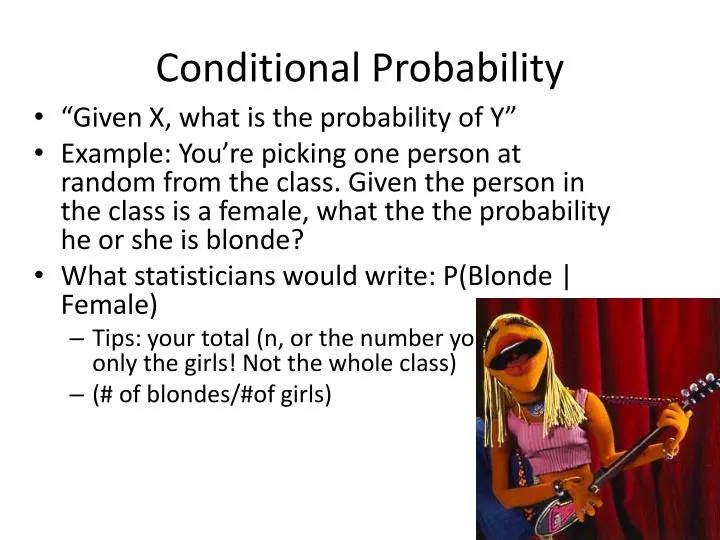 conditional probability