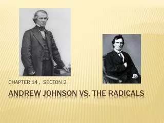 ANDREW JOHNSON VS. THE RADICALS