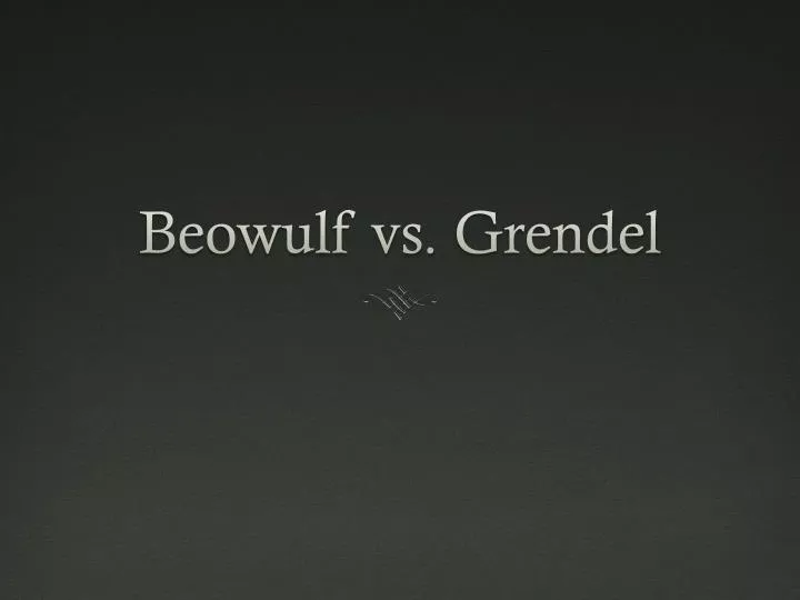 beowulf vs grendel