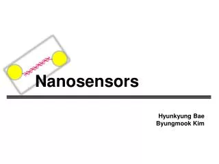 Nanosensors