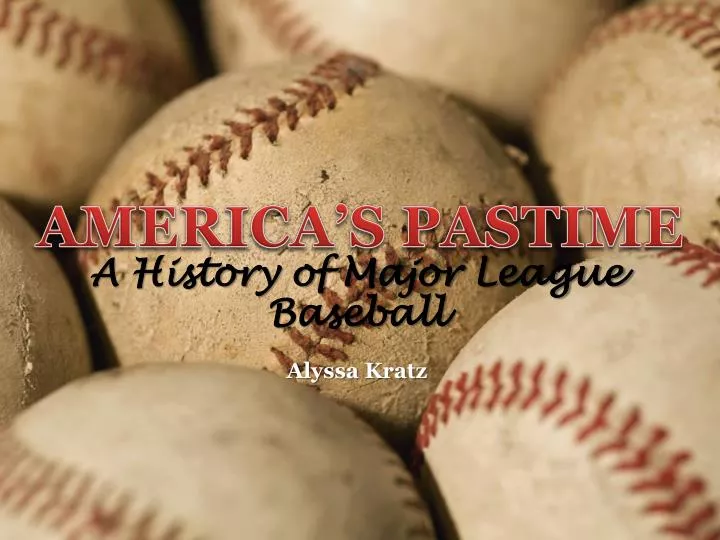 america s pastime