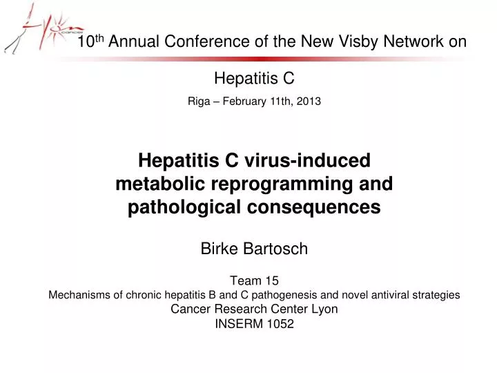 hepatitis c virus induced metabolic reprogramming and pathological consequences
