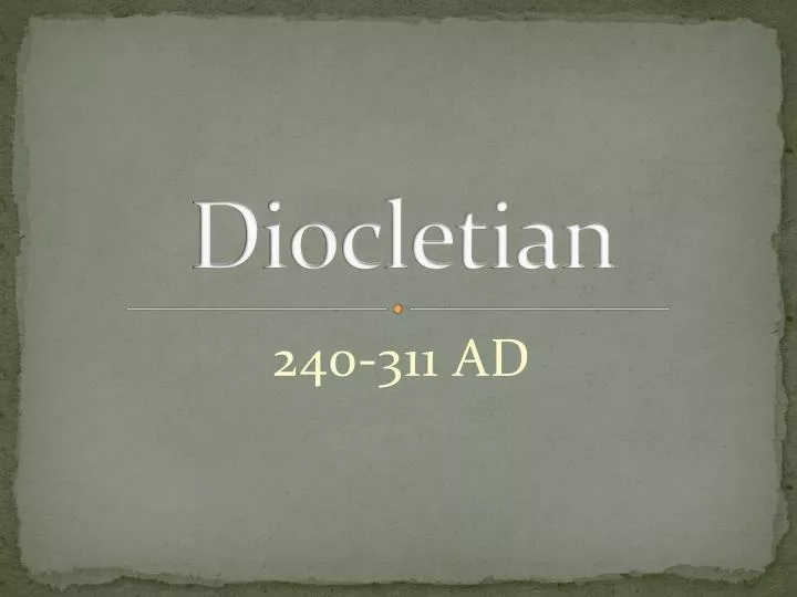 diocletian