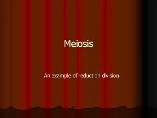 Meiosis