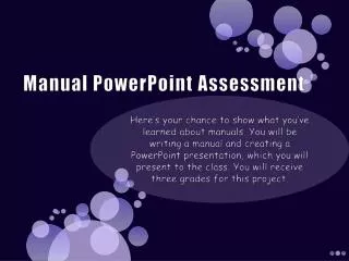 Manual PowerPoint Assessment