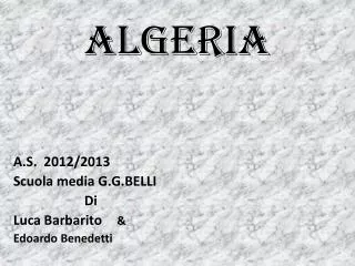algeria