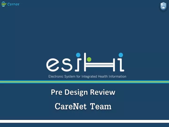 pre design review carenet team