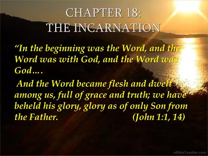 chapter 18 the incarnation