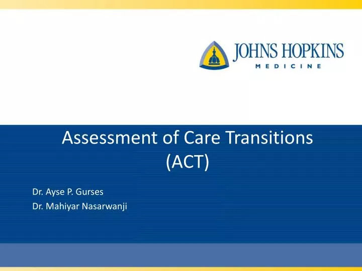 assessment of care transitions act