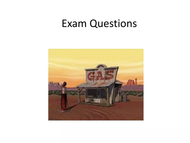 exam questions