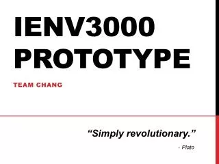 IENV3000 Prototype