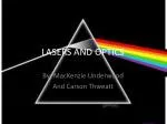 LASERS AND OPTICS - slide 1