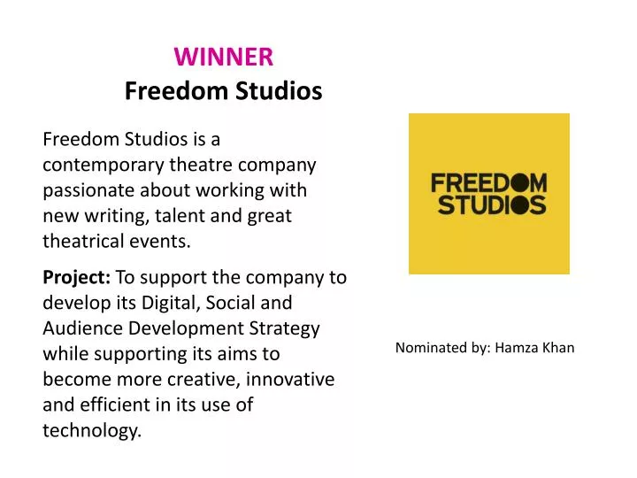 winner freedom studios