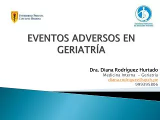 eventos adversos en geriatr a