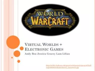 Virtual Worlds + Electronic Games