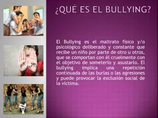 qu es el bullying