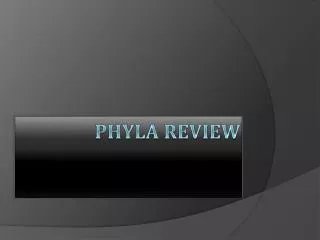 Phyla Review