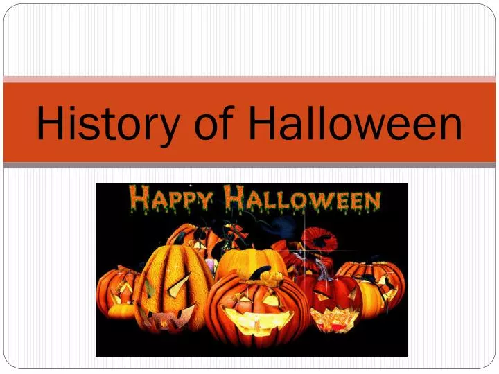 history of halloween