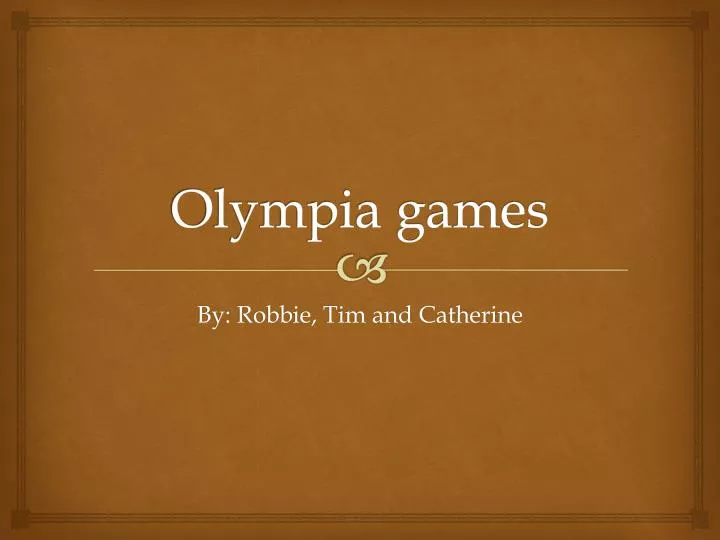 olympia games